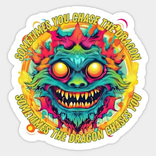 Chasing the Dragon Sticker